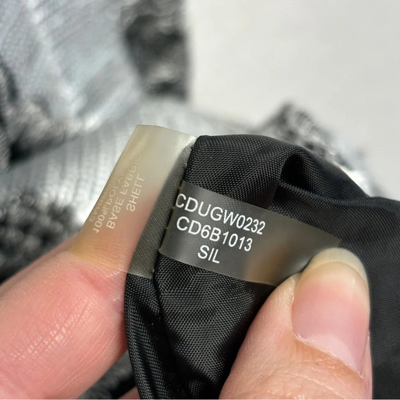 NWT CALVIN KLEIN SILVER SEQUIN FLORAL FITTED HALTER PARTY COCKTAIL MIDI DRESS 14 - Picture 11 of 14